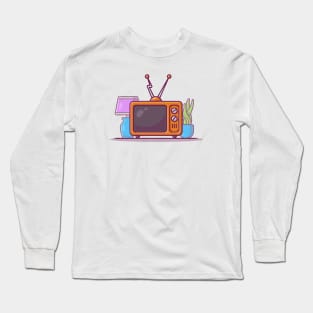 Vintage Television Long Sleeve T-Shirt